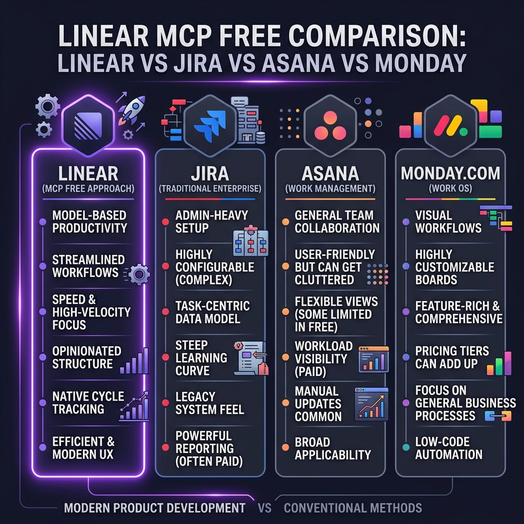 Linear MCP pricing comparison